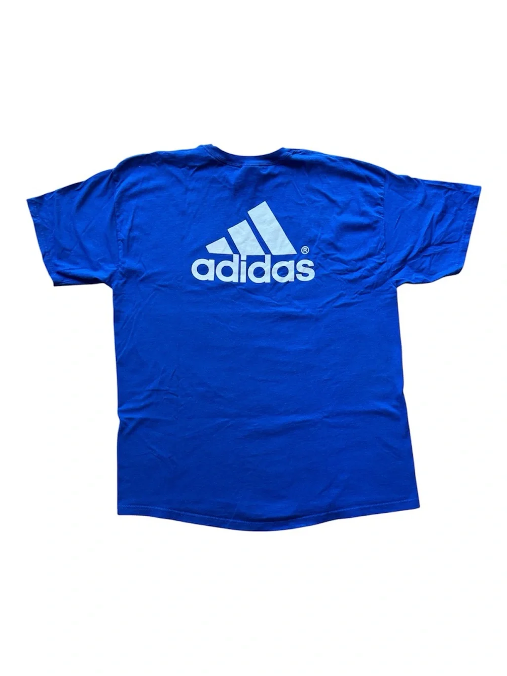 Vintage Y2K Adidas Kansas Jayhawks Big Monday Tee XL
